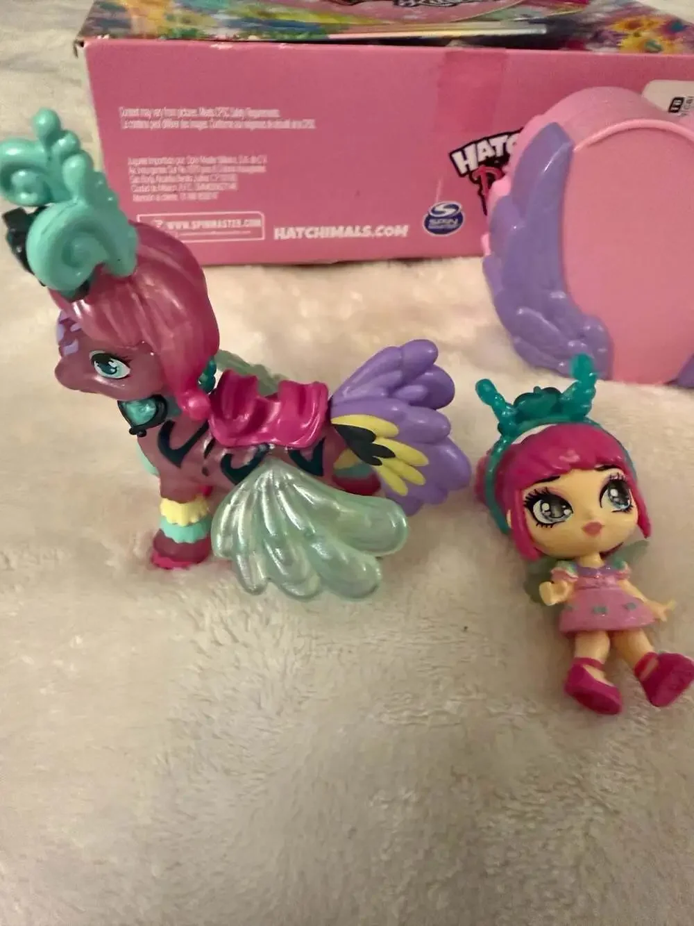 Hatchimals Pixies Riders Lagoon Lily Pixie and Seastallion Glider